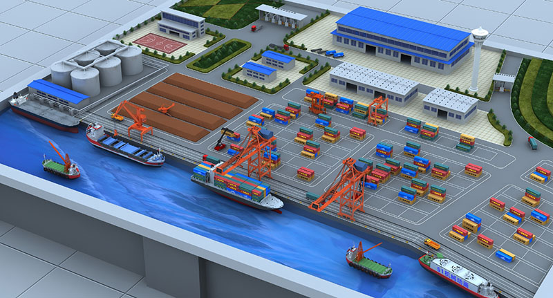 武功县工业沙盘3